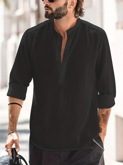 Modernes Leinenhemd für Herren - Arcadio