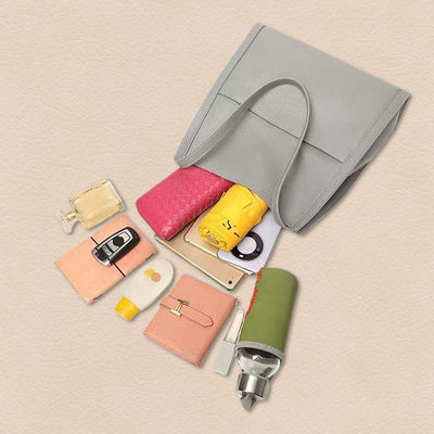 Ronin | Einfache unifarbene Ledertragetasche