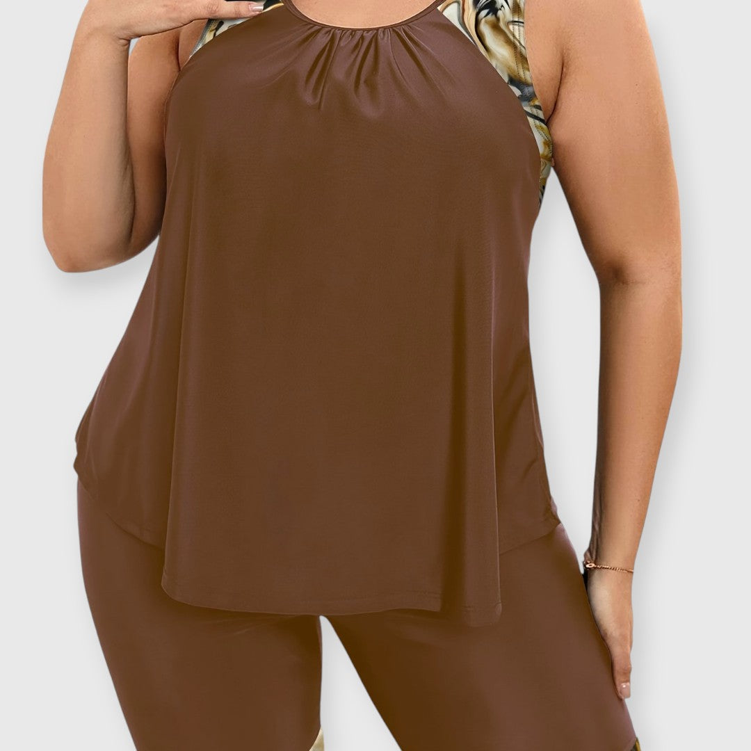 Elsie | Plus Size Tankini Set