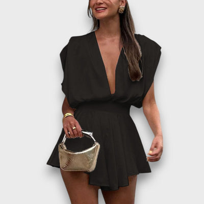 Arianne – Eleganter Jumpsuit mit V-Ausschnitt