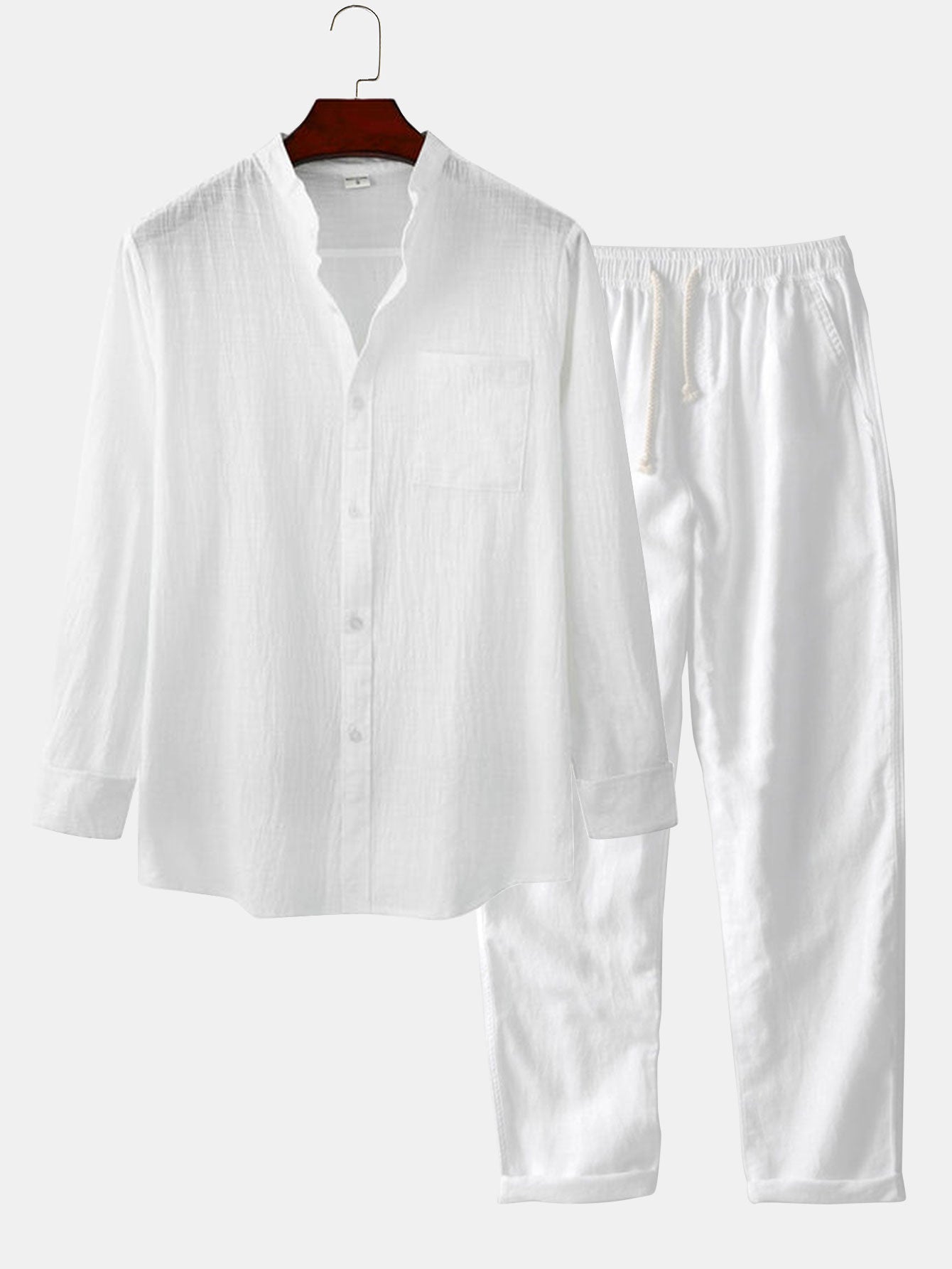 Sydney | 2-teiliges Leinen-Set mit langen Ärmeln