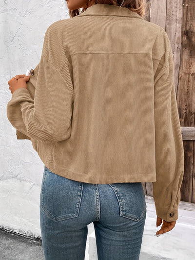 Nichola – Langärmelige Jacke Mit Knopfleiste