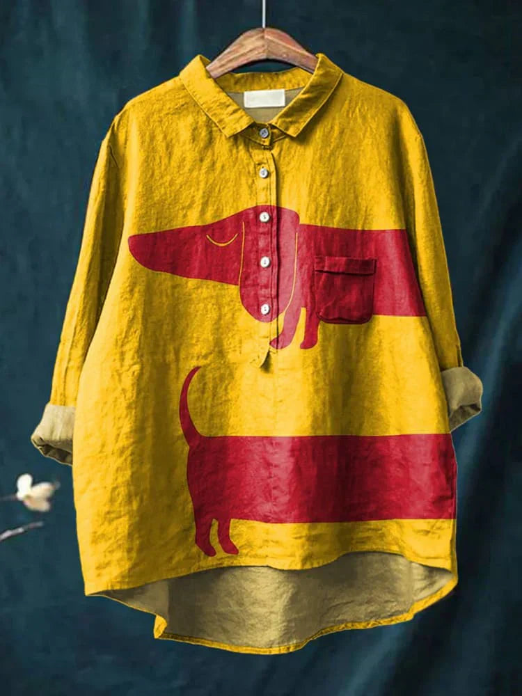 Charlie™ – Kreatives Hunde-Shirt mit Kunst-Print