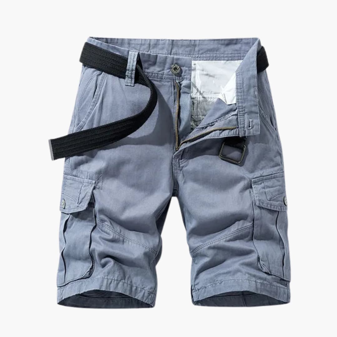 Herren Cargoshorts mit Taschen und Gürtel für den Sommer
