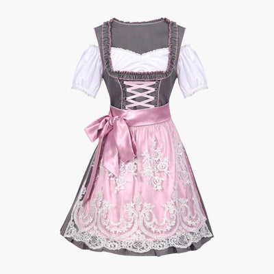 Dirndl Kleid mit Schleife für Damen - Oktoberfest 2025