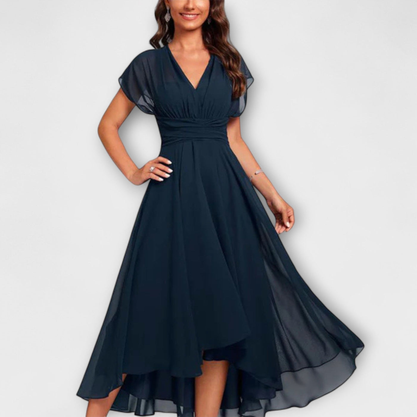 Christina - V-Neck A-Line Dress