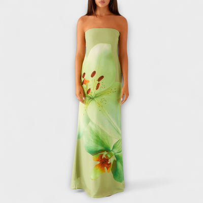 Zephyra - Elegantes Off-Shoulder Maxi-Kleid