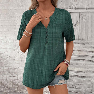 Zayden | Vintage-Karo-Bluse