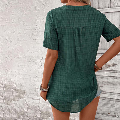 Zayden | Vintage-Karo-Bluse