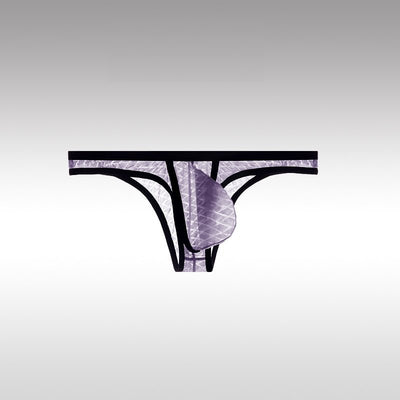 Kent | Ultradünne sexy Slips mit niedriger Taille für Männer Bikini Ice Silk Mesh Transparent