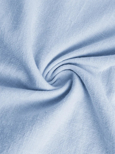 Bequemes Langarmhemd für Herren aus Leinen – Alphons