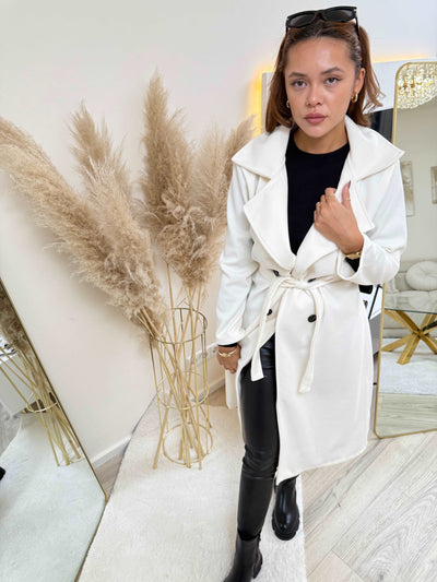 Cord-Trenchcoat-Mantel