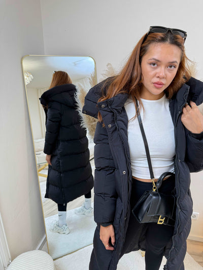 Copperose Winterjacke mit Kapuze