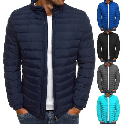 Frostek - Pufferjacke Herren Mit Kapuze Dick Gefüttert Winterjacke