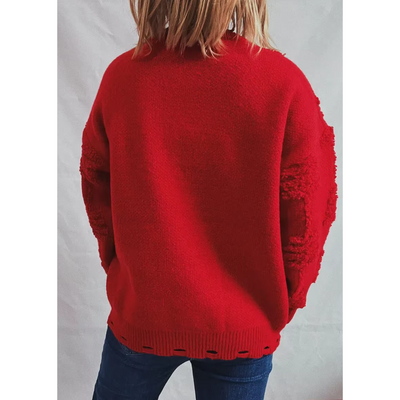 Leuchten - Weihnachtspullover – Strickdesign, Langarm, Weihnachtlicher Stil