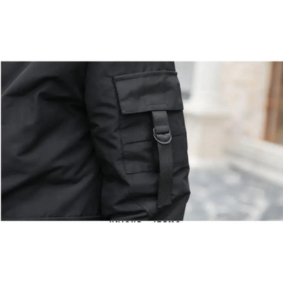 Ruhigak - Parka Winterjacke Herren – Winddicht, Warm Gefüttert, Mit Kapuze