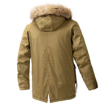Frostam - Parka Winterjacke Herren – Warm, Wetterfest, Outdoorjacke