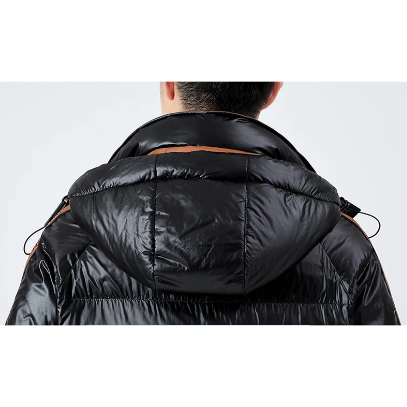 Altwarm - Daunenjacke Herren Winddicht Wasserabweisend Mit Kapuze Übergangsjacke