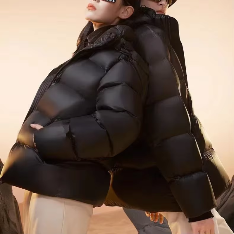 Daunhof - Pufferjacke Herren Steppjacke Leicht Gefüttert Mit Kapuze