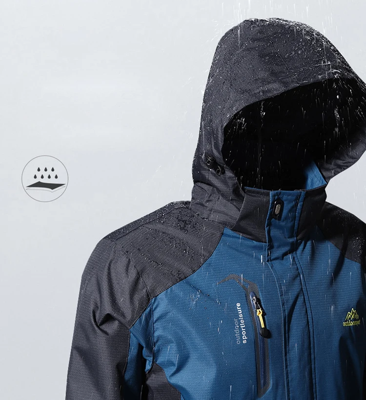 Feldlux - Wasserdichter Wintermantel Männer – Wetterfest, Warm, Mit Kapuze