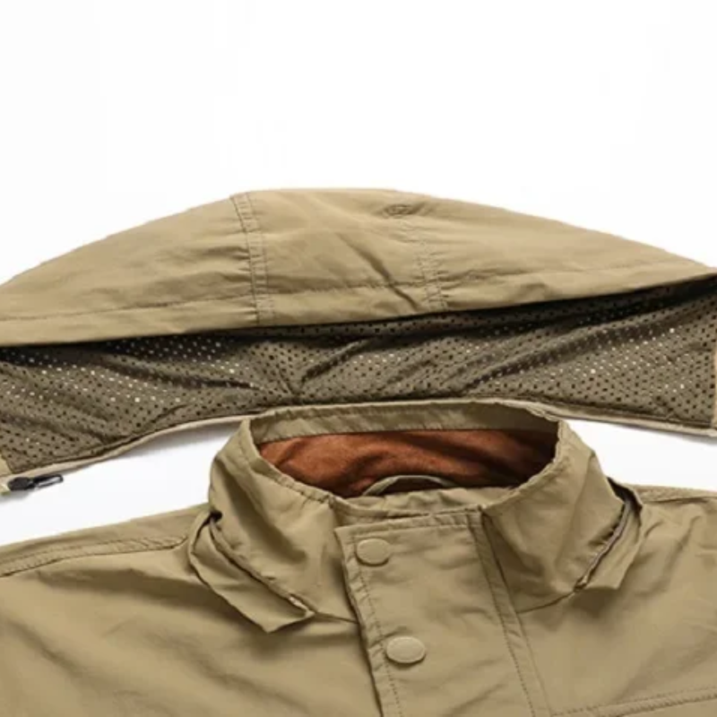 Lodenix - Wintermantel Männer mit Kapuze, Wasserdichte Outdoor-Jacke mit Taschen