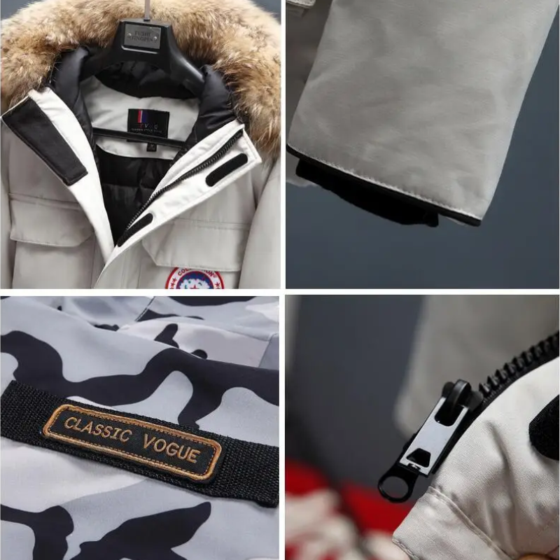 Felsman - Parka Winterjacke Herren – Wetterfest, Atmungsaktiv, Outdoorjacke