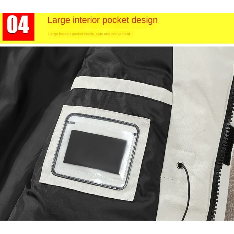 Sturmen - Parka Winterjacke Herren – Wetterfest, Fleece Innenfutter, Outdoorjacke