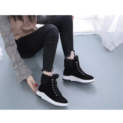 Glovida - Damen Winterstiefel mit Warmfutter und sportlichem Sneaker-Design