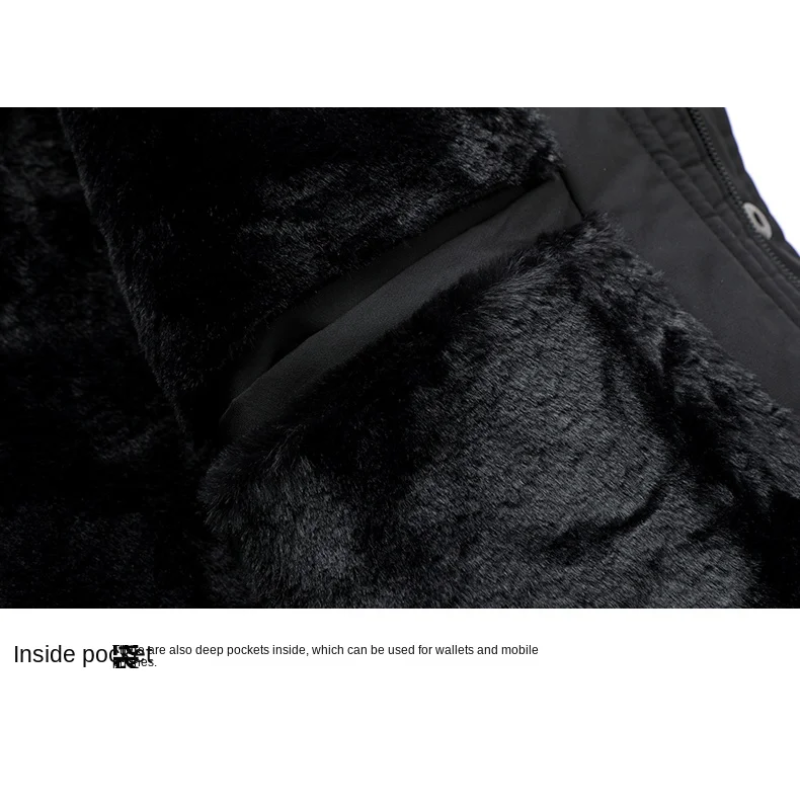 Glattal - Parka Winterjacke Herren – Warm Gefüttert, Mit Kunstfellkapuze, Winddicht