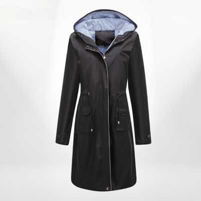 Damen Wasserdichter Trenchcoat | Mit Kapuze