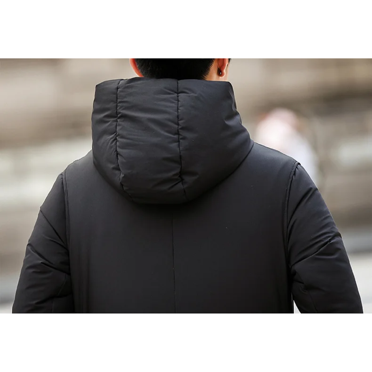 Windhof - Parka Winterjacke Herren – Lang, Winddicht, Mit Kapuze