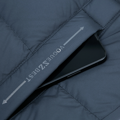 Arktjak - Daunenjacke Herren Leichte Winterjacke Mit Stehkragen und Taschen