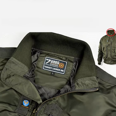 Schaltor - Wintermantel Männer, Winddichte Jacke mit abnehmbarem Kunstfellbesatz