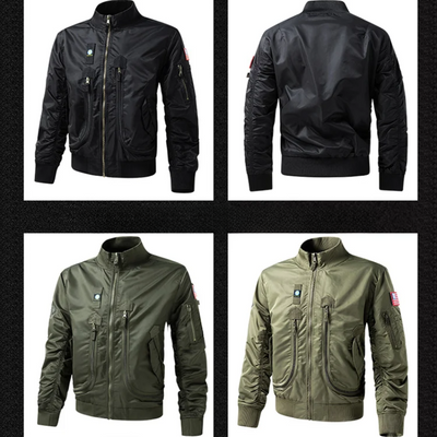 Waldmor - Wintermantel Männer mit mehreren Taschen, Winddichte Outdoor-Jacke