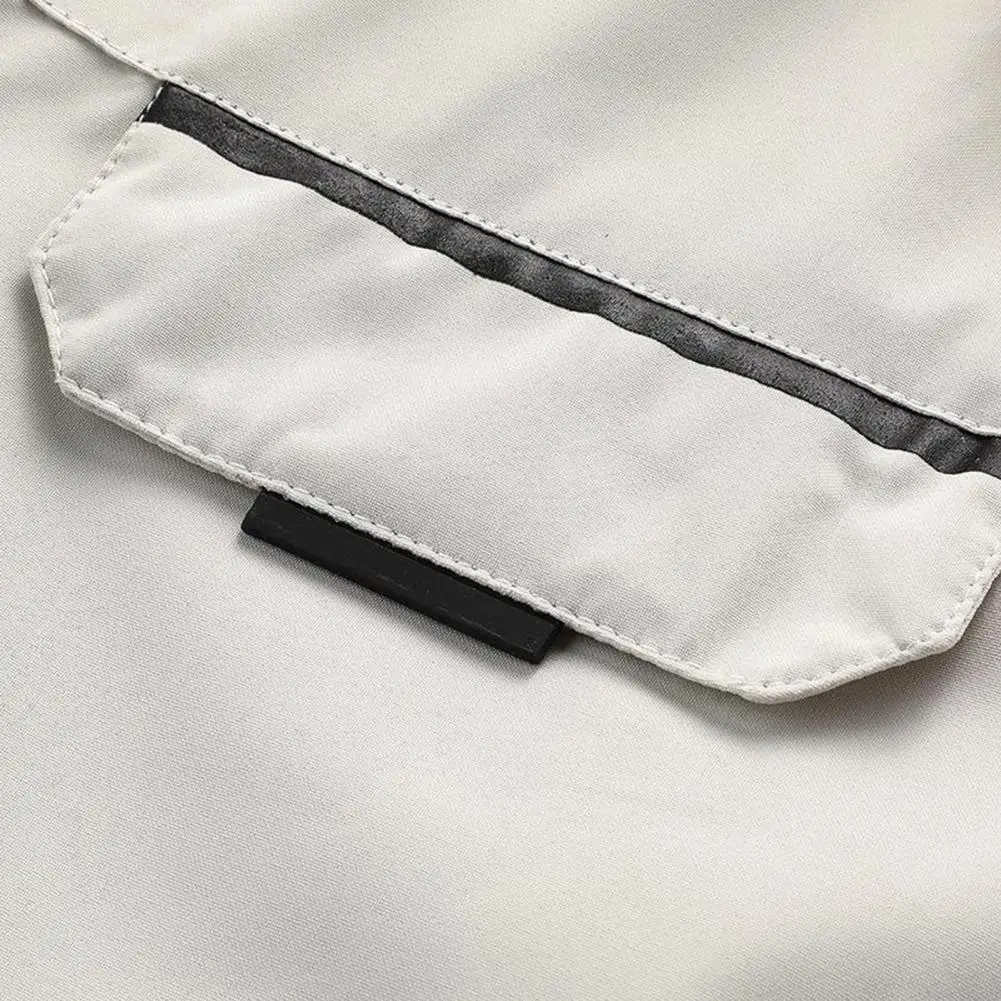 Stilmor - Wintermantel Männer mit mehreren Taschen, Wasserdichte Outdoor-Jacke