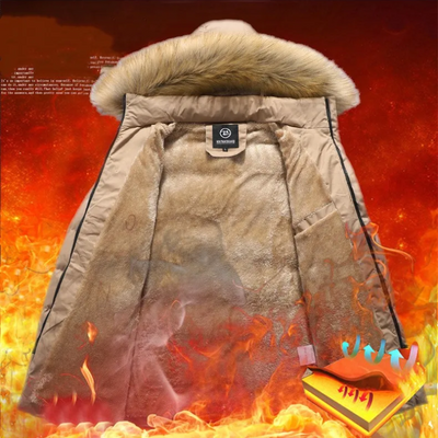 Weissak - Parka Winterjacke Herren – Wetterfest, Outdoorjacke, Fleece Innenfutter