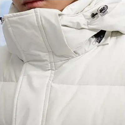 Soltwin - Langer Wintermantel Herren Warm Gefüttert Mit Kapuze Winddicht