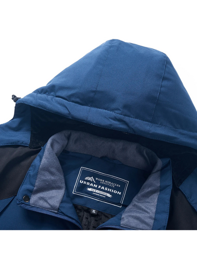 Driftix - Wasserdichter Wintermantel Männer – Wetterfest, Warm Gefüttert, Mit Kapuze