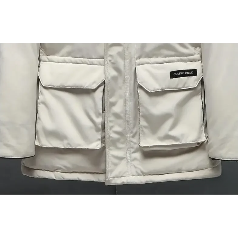 Nebelak - Parka Winterjacke Herren – Fleece Gefüttert, Winddicht, Mit Kapuze