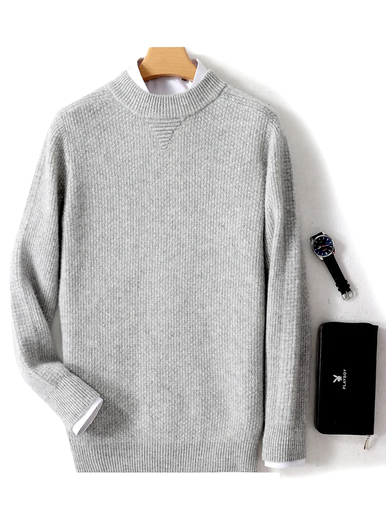 Kuschwo - Wollpullover Herren – Bequemer Pullover für Herbst & Winter