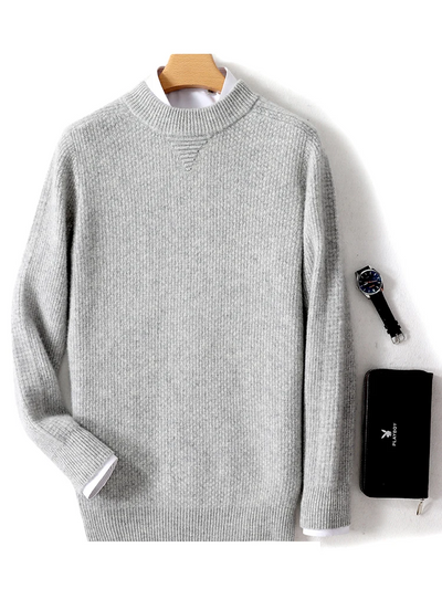 Kuschwo - Wollpullover Herren – Bequemer Pullover für Herbst & Winter
