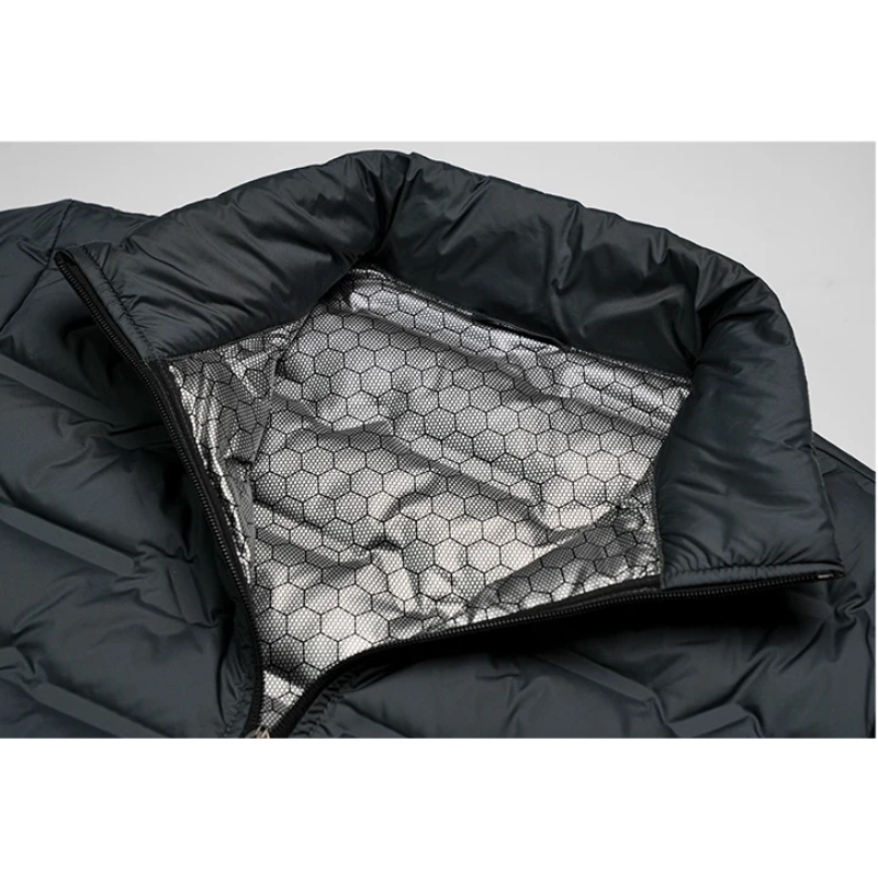 Nordfed - Daunenjacke Herren Winddicht Wasserdicht Lange Winterjacke Kapuze