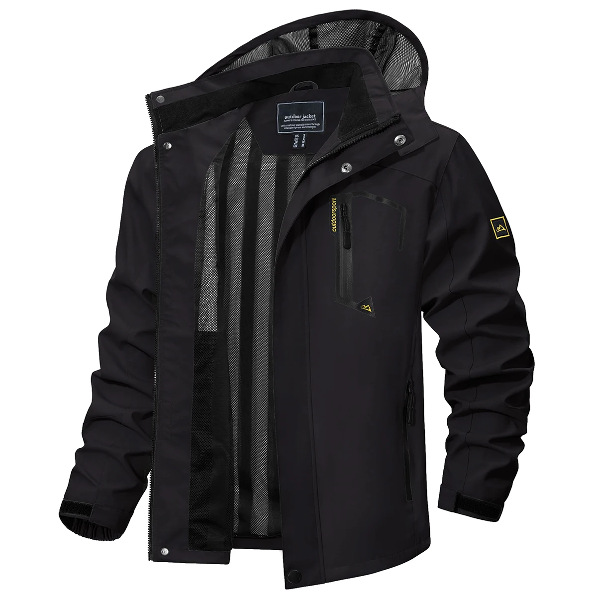 Arkturo - Wasserdichter Wintermantel Männer – Thermo Fleece, Winddicht, Outdoor