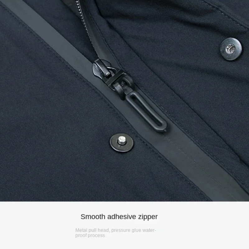 Grauwal - Parka Winterjacke Herren – Winddicht, Warm Gefüttert, Mit Kapuze