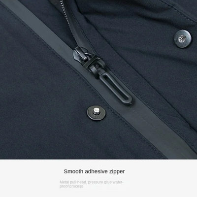 Grauwal - Parka Winterjacke Herren – Winddicht, Warm Gefüttert, Mit Kapuze