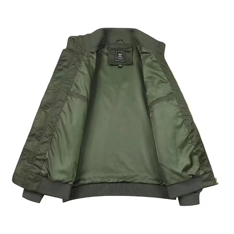 Bergwor - Wintermantel Männer, Warm gefütterte Jacke mit Reißverschlusstaschen