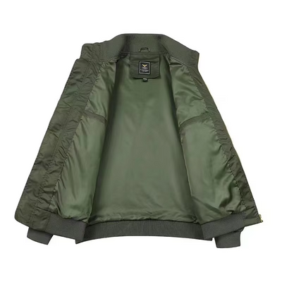 Bergwor - Wintermantel Männer, Warm gefütterte Jacke mit Reißverschlusstaschen