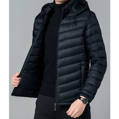 Nordgut - Pufferjacke Herren Wasserdicht Winddicht Mit Kapuze Winterjacke
