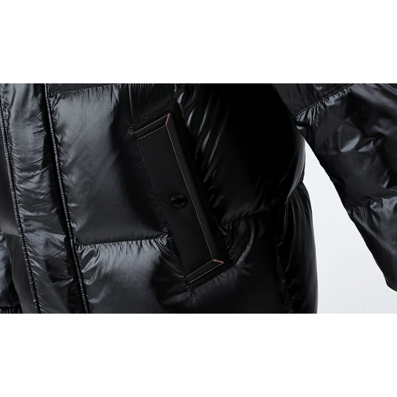 Altwarm - Daunenjacke Herren Winddicht Wasserabweisend Mit Kapuze Übergangsjacke