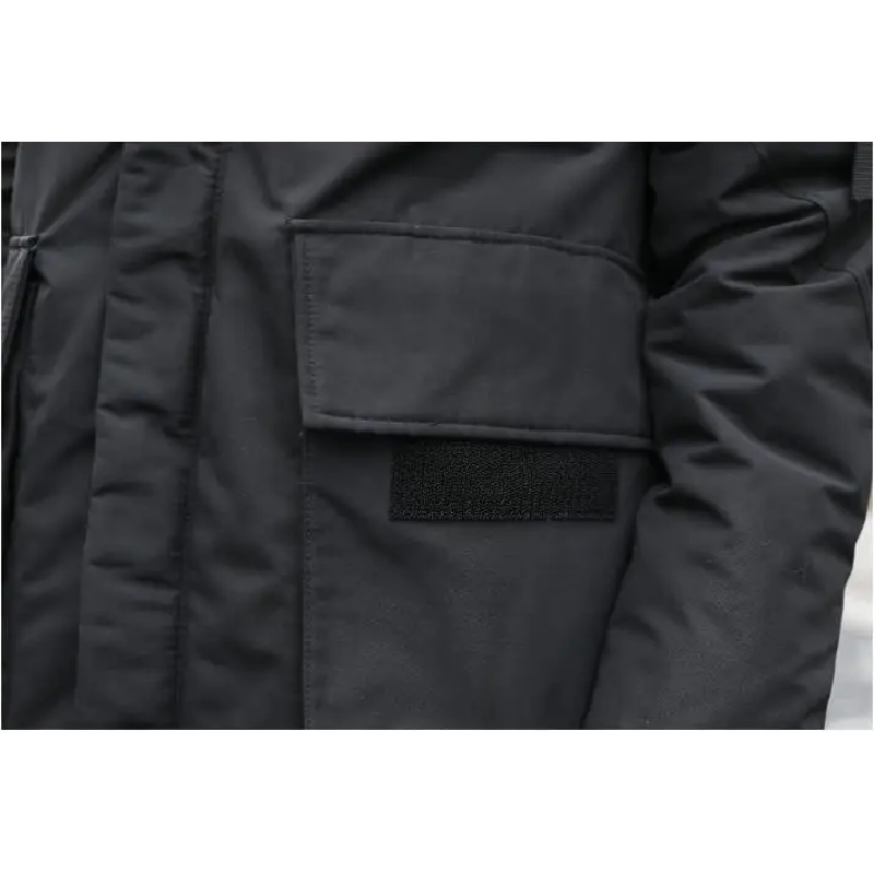 Ruhigak - Parka Winterjacke Herren – Winddicht, Warm Gefüttert, Mit Kapuze